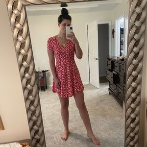 GAP floral red mini dress size 4. Great condition!